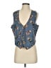 At Last & Co. Blue Vest Size S - photo 1