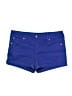 Celebrity Pink Solid Blue Shorts Size 11 - photo 1