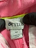 Stylus 100% Cotton Solid Pink Shorts Size 12 - photo 3