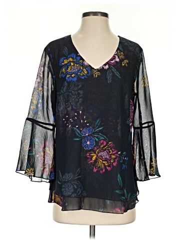 CAbi 3/4 Sleeve Blouse (view 1)