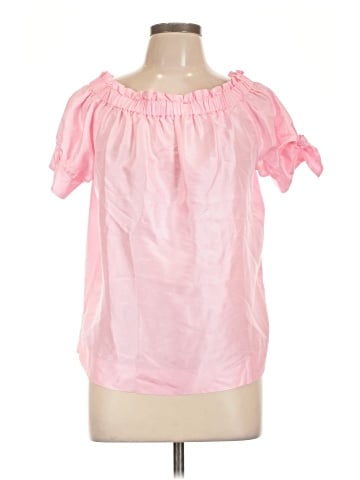 J.Crew Short Sleeve Silk Top (view 1)
