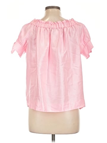 J.Crew Short Sleeve Silk Top (view 2)