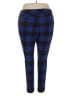 Studio by Torrid Plaid Blue Active Pants Size 3X Plus (3) - photo 2