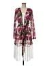 Boston Proper 100% Polyester Pink Kimono Size M - photo 1