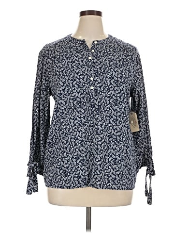 St. John's Bay Long Sleeve Blouse (view 1)