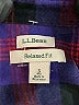 L.L.Bean 100% Cotton Plaid Purple Long Sleeve Button-Down Shirt Size S - photo 7