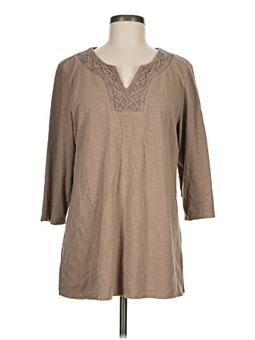 Coldwater Creek 3/4 Sleeve T-Shirt (view 1)