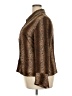 Conrad C 100% Polyester Animal Print Brown Long Sleeve Blouse Size 18 - photo 5