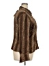 Conrad C 100% Polyester Animal Print Brown Long Sleeve Blouse Size 18 - photo 4