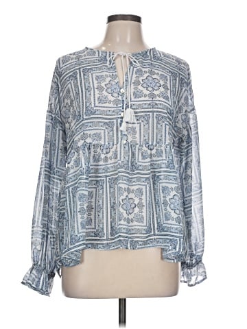Blu Pepper Long Sleeve Blouse (view 1)