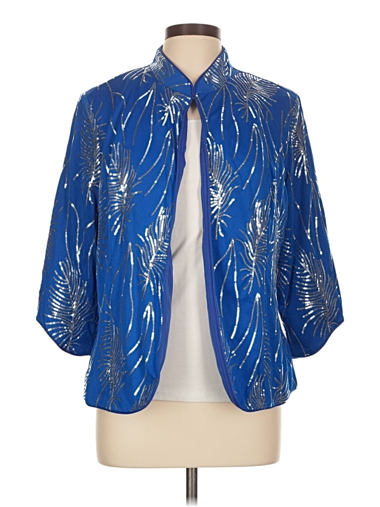 Pre-owned Assorted Brands Jacket In Blue
