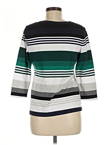 Karen Scott Sport 3/4 Sleeve Top (view 2)