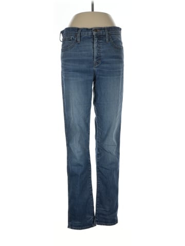 Madewell Tall Slim Straight Jeans in William Wash (view 1)
