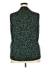 Beacon Polka Dots Green Sleeveless Blouse Size 2X - photo 2