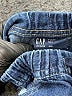 Gap Hearts Blue Jeans Size 5 - photo 3