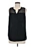 Daniel Rainn 100% Polyester Black Sleeveless Blouse Size M - photo 1