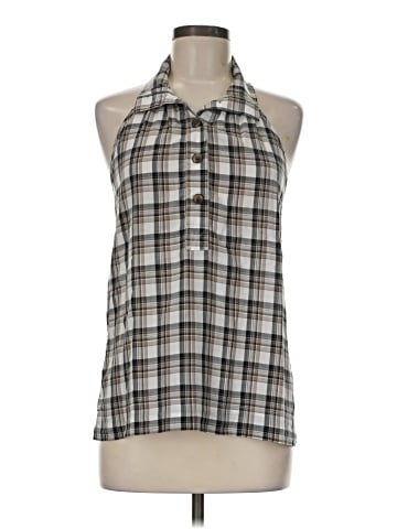 Sunner Sleeveless Button-Down Shirt (view 1)