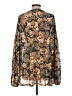 Free People Gold Long Sleeve Blouse Size M - photo 2