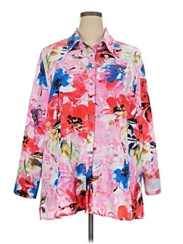Calessa 3/4 Sleeve Blouse (view 1)