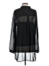 DR2 100% Polyester Black Long Sleeve Blouse Size M - photo 2