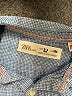 Zara Baby 100% Linen Blue Long Sleeve Button-Down Shirt Size 3T - 4T - photo 3