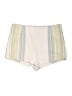 Free People Stripes Ivory Shorts Size 10 - photo 1