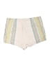Free People Stripes Ivory Shorts Size 10 - photo 2