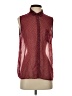 Mango Burgundy Sleeveless Blouse Size S - photo 1