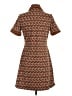 Unbranded 100% Polyester Tweed Brown Casual Dress Size S - photo 2