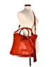 G.I.L.I. Got It Love It 100% Leather Solid Orange Tote One size - photo 2