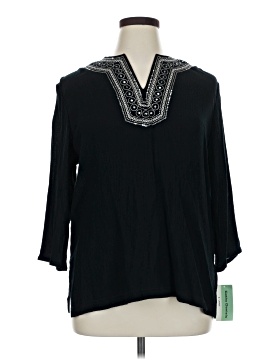 Cathy Daniels 3/4 Sleeve Blouse