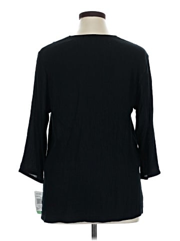 Cathy Daniels 3/4 Sleeve Blouse (view 2)