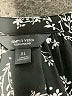 Simply Vera Vera Wang 100% Polyester Floral Black 3/4 Sleeve Blouse Size XL - photo 7