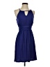 Gilli Solid Blue Cocktail Dress Size S - photo 1