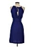 Gilli Solid Blue Cocktail Dress Size S - photo 2