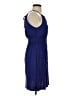 Gilli Solid Blue Cocktail Dress Size S - photo 4