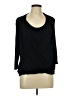 Laila Jayde Black 3/4 Sleeve Top Size L - photo 1