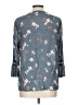 Fred David Teal 3/4 Sleeve Blouse Size L - photo 2