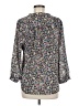 Vince Camuto 100% Polyester Floral Gray 3/4 Sleeve Blouse Size M - photo 2