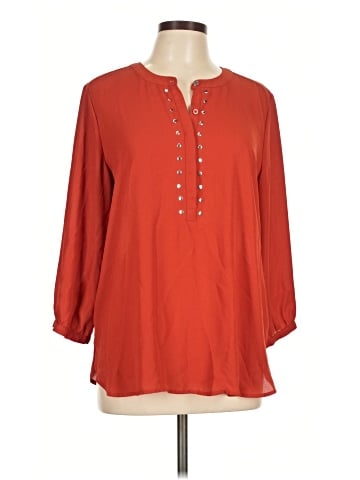 JM Collection 3/4 Sleeve Blouse (view 1)