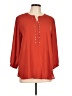 JM Collection Red 3/4 Sleeve Blouse Size L - photo 1