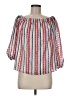 Milly Red 3/4 Sleeve Blouse Size M - photo 1