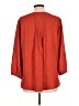JM Collection Red 3/4 Sleeve Blouse Size L - photo 2