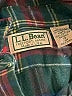 L.L.Bean 100% Cotton Plaid Green Long Sleeve Button-Down Shirt Size 14 - photo 7