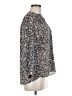Vince Camuto 100% Polyester Floral Gray 3/4 Sleeve Blouse Size M - photo 4