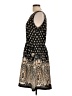 Pinky 100% Polyester Paisley Black Cocktail Dress Size L - photo 5