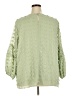 Cato 100% Polyester Green 3/4 Sleeve Blouse Size 22 - photo 2
