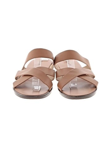 Madewell The Mena Slide Sandal in Leather (view 2)
