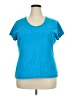 Hanes 100% Cotton Blue Active T-Shirt Size 2X - photo 1