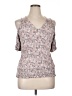 Daytrip Gray Short Sleeve Top Size XL - photo 1